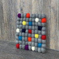 Gray And More Square Trivet